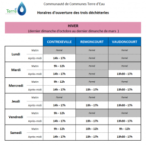 horaires-decheteries-hiver