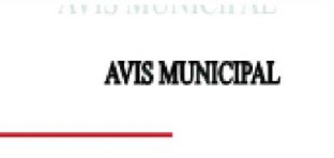 Avis Municipal