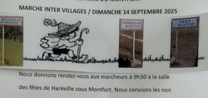 Marche Intervillage à Haréville